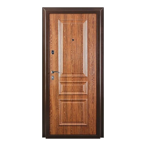 Дверь металлическая Прима 2066*880 левая дуб коньяк