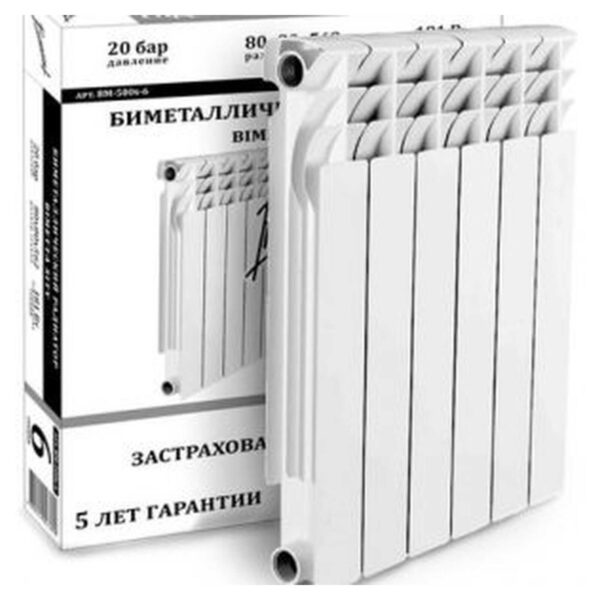 Радиатор биметалл.BIMETTA CITY BM-500 8 секций
