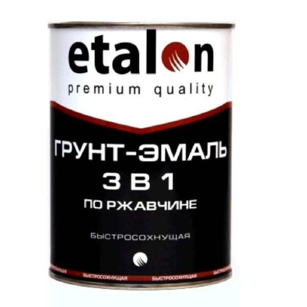 Грунт-эмаль 3в1 шоколад. ускор.сушки (1,9) Etalon