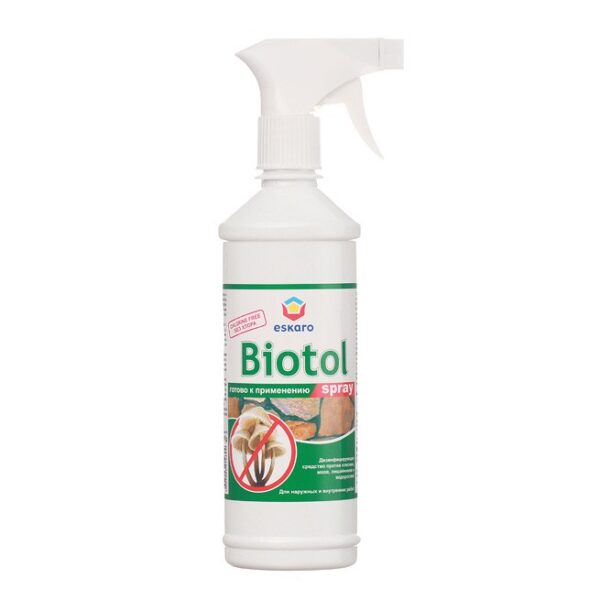 Дезинфицирующее средство против плесени, мхов и т.д. ESCARO Biotol Spray 0.5л.