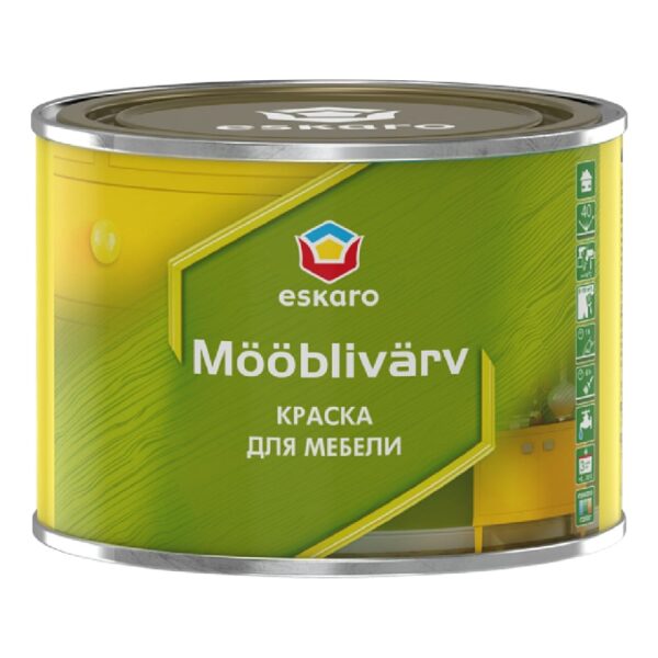 Краска для мебели акриловая, полуматовая "Eskaro Mооblivаrv" 0,45л