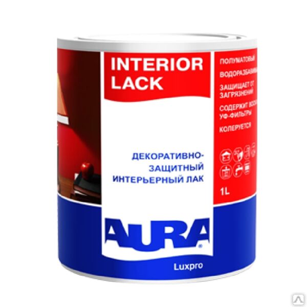 Лак интерьерный "AURA Interior Lack" 1 л.