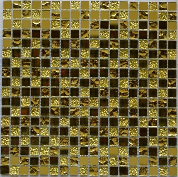 Мозаика Mirror gold Бонапарт 300*300