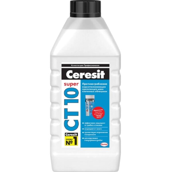 Гидрофобизирующая пропитка Ceresit 1л CТ10д/плитки