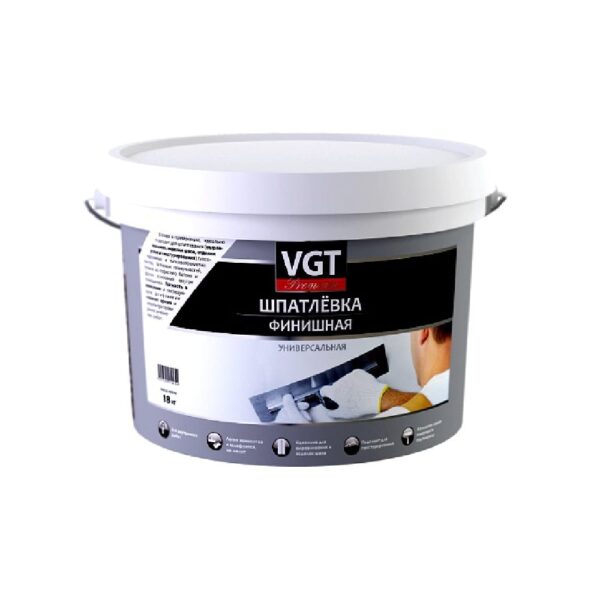 Шпатлевка ВД финишная VGT Premium 18кг
