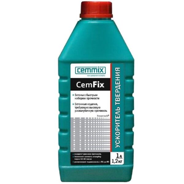Ускоритель набора прочности ЦемФикс 1л.