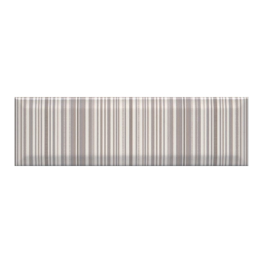 Плитка Аккорд декор серый 8,5*28,5