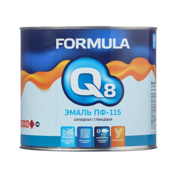 Эмаль ПФ-115 голубая Formula Q8 1,9кг