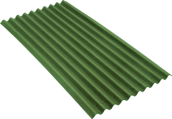 Битумный лист Ондулин Smart зеленый 0,95*1,95м