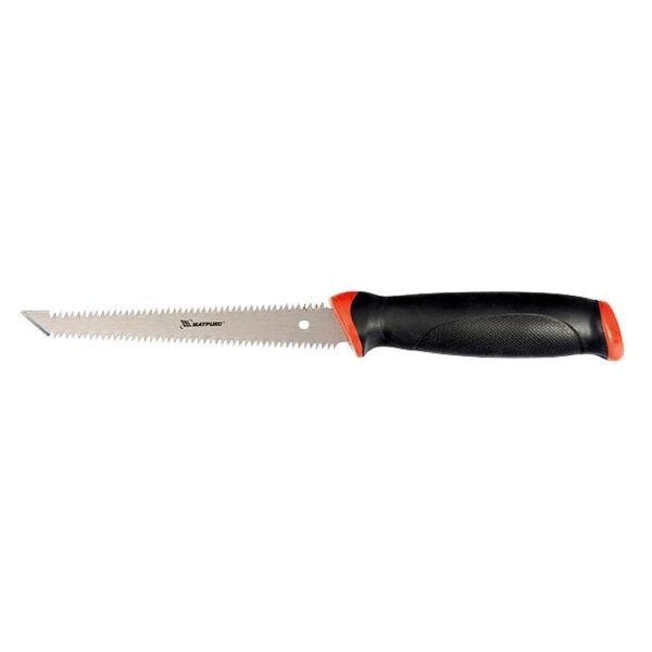 Ножовка по гипсокартону с двухсторонней заточкой полотна и двухкомпонентной ручкой