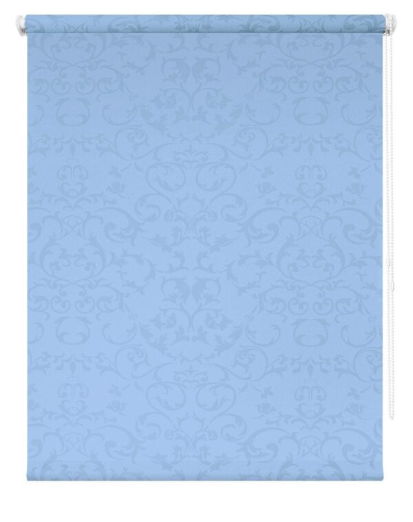 Рулонная штора Дельфы голубой 8365 120 см х 175 см