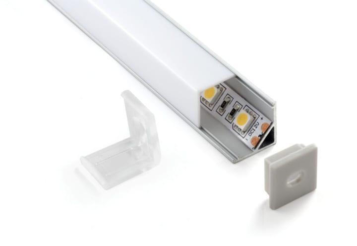 Угловой алюминиевый профиль для LED ленты 16мм LL-2-ALP003