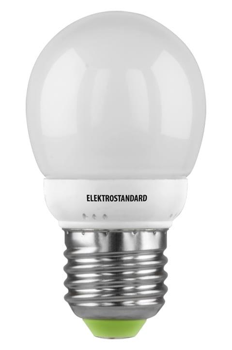Лампа энергосберегающая Mini Globe 7W E27 белая 6500К