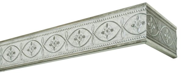 Комплект боковин Унисон античное серебро 80 мм
