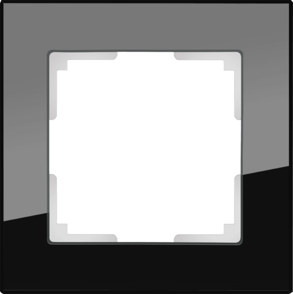 Рамка Werkel Favorit 1-я (черное стекло)