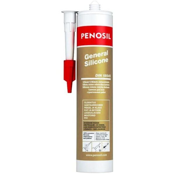 Герметик Penosil General бесцветный силиконовый многофункциональный 310мл