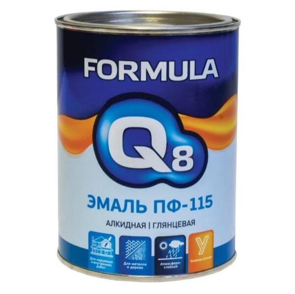 Эмаль ПФ-115 голубая Formula Q8 0,9кг